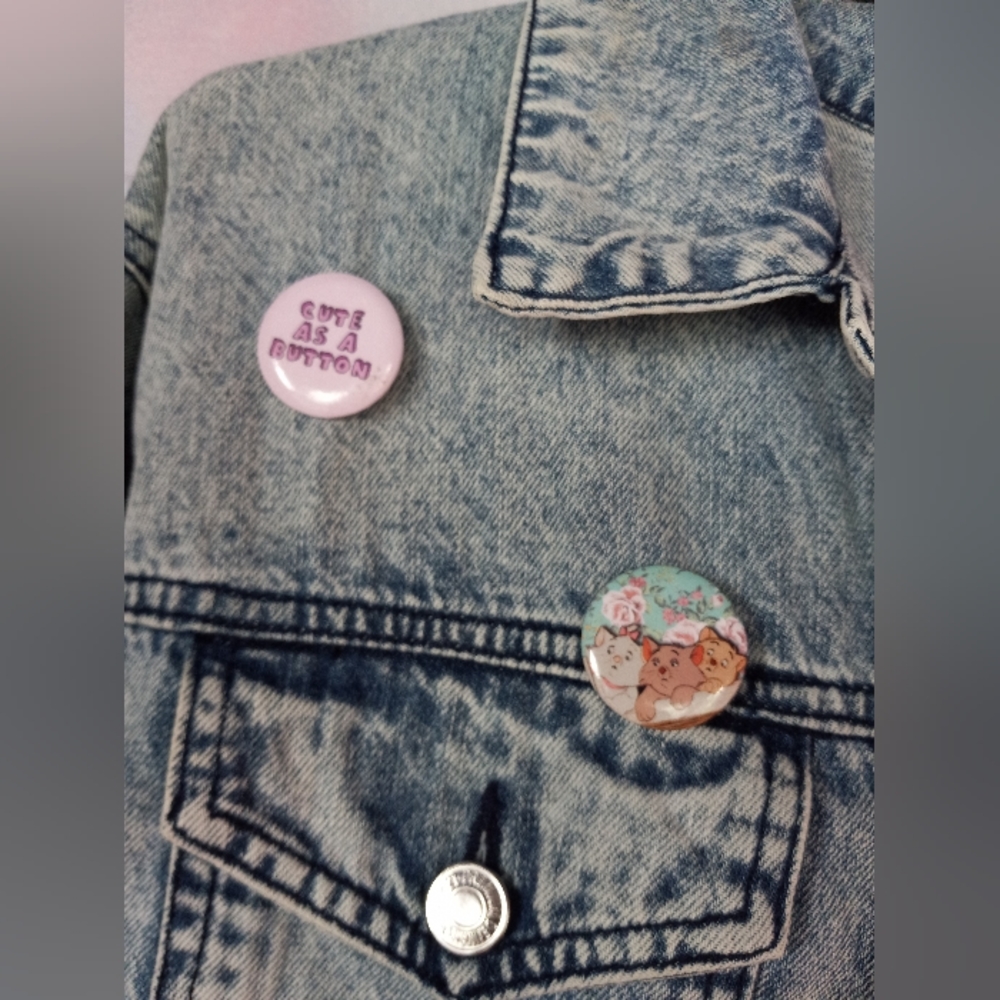 Custom pastel rose & skull creepy cute kawaii OOAK patch jacket! RAGE jackets - Picture 4 of 10